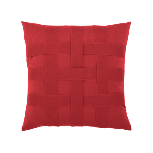 Elaine Smith Outdoor Basketweave Rouge