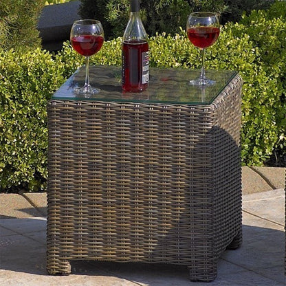 Northcape Bainbridge End Table w/ Glass