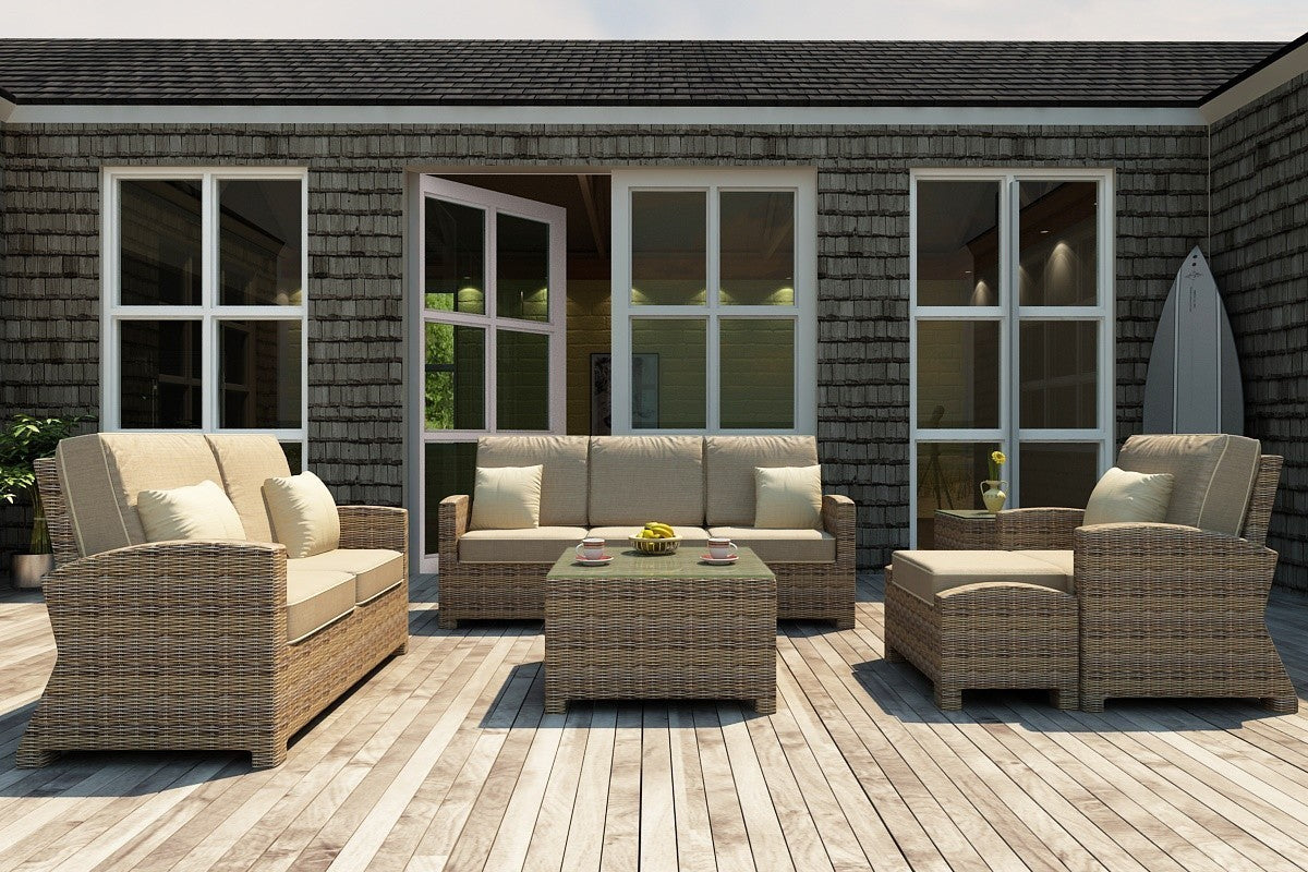 Bainbridge 3 Seater Sofa Lifestyle (Spectrum Mushroom with Spectrum Sand Welt)