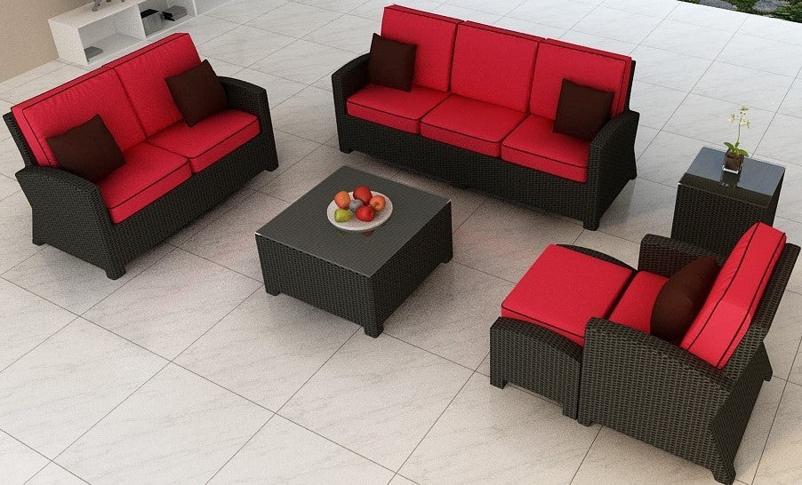 Cabo Wicker Loveseat and Sofa