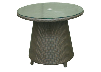 Malibu Wicker High Round Coffee Table