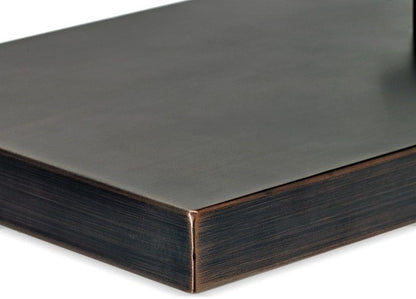 Oil Rubbed Bronze Stainless Steel Linear Burner Pan Cover