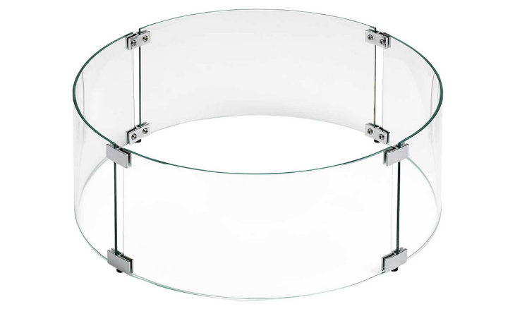 Optional glass wind guard