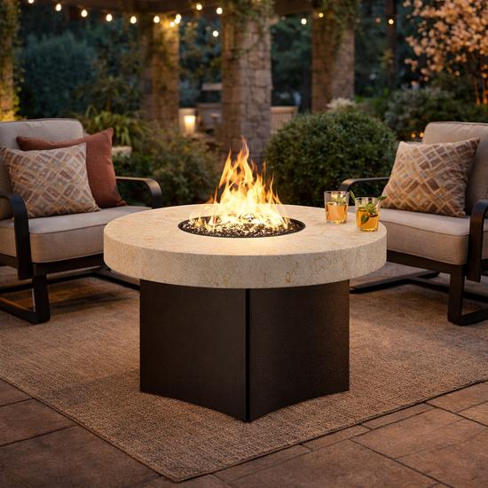 Oriflamme Mini Gas Fire Table | Compact Outdoor Fire Table – All ...