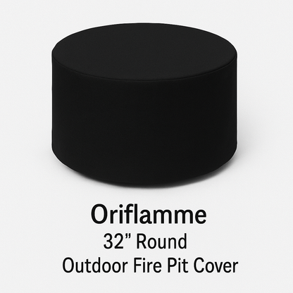 Oriflamme Gas Fire Pit Table Protective Cover Round - 32",34", 42", 45," 48", 58" Rect