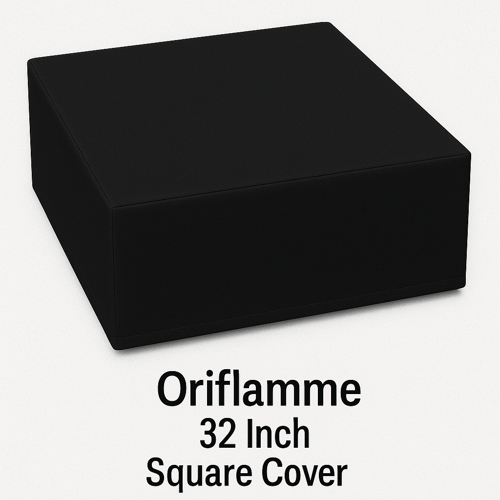 Oriflamme Gas Fire Pit Table Protective Cover Round - 32",34", 42", 45," 48", 58" Rect
