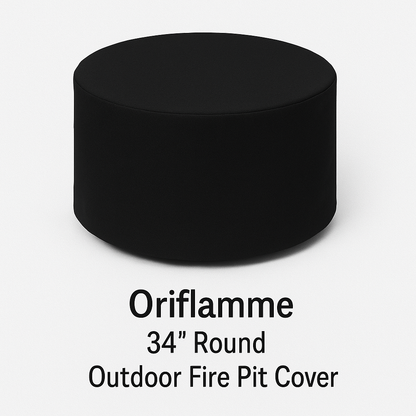 Oriflamme Gas Fire Pit Table Protective Cover Round - 32",34", 42", 45," 48", 58" Rect
