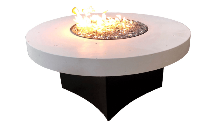 Oriflamme Glacier Stone Gas Fire Table
