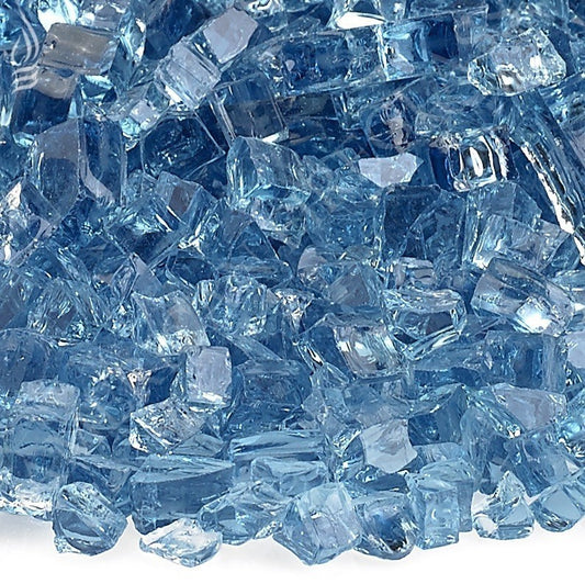 Fire Pit Fireplace Fire Glass Pacific Blue 