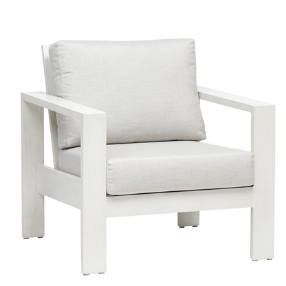 Park Lane Club Chair - White Wash