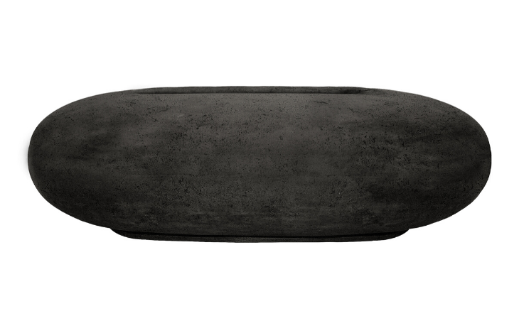 Prism Pebble Oval Concrete Fire Pit