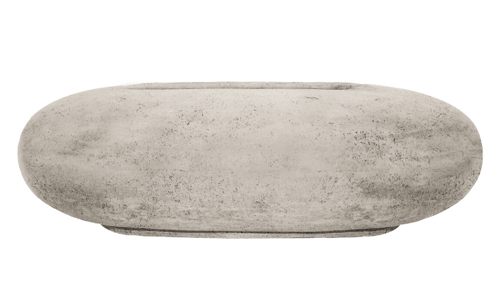 Prism Pebble Oval Concrete Fire Pit
