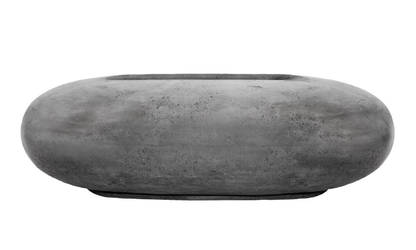 Prism Pebble Oval Concrete Fire Pit