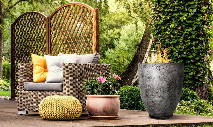 Prism Pentola 1 Concrete Fire Pit Bowl