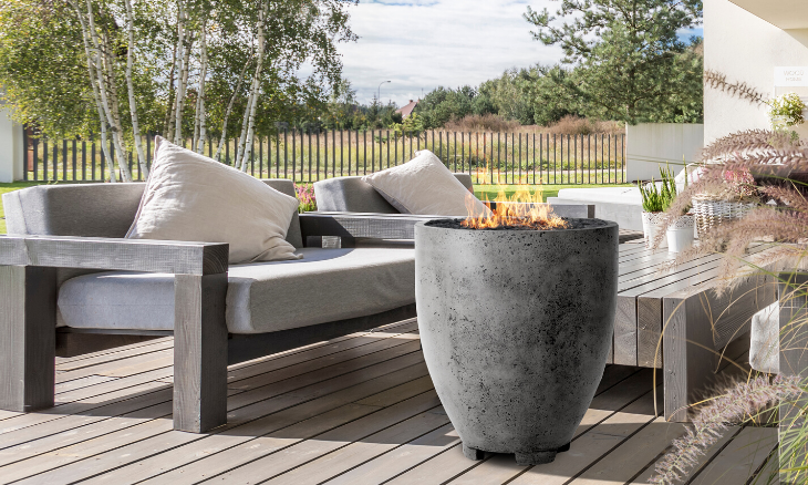 Prism Pentola 1 Concrete Fire Pit Bowl