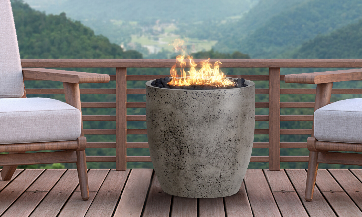 Prism Pentola 2 Concrete Fire Pit Bowl