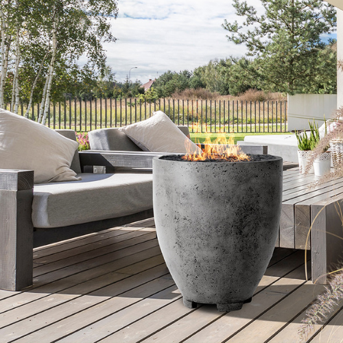 Prism Pentola 1 Concrete Fire Pit Bowl