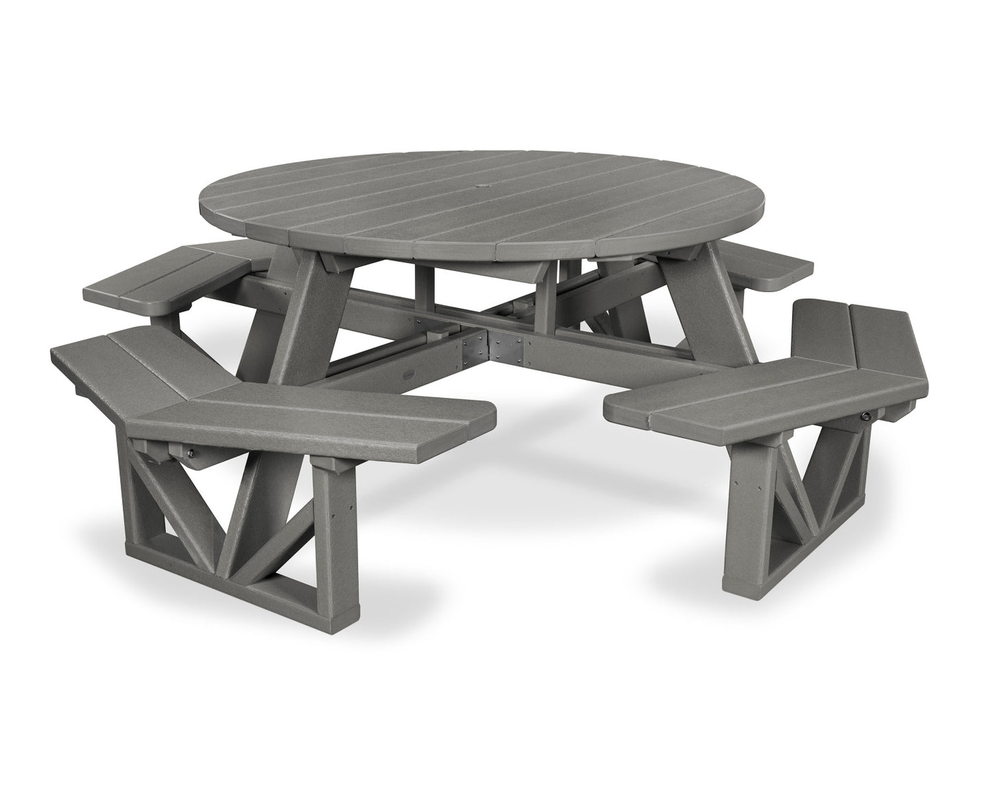 POLYWOOD Recycled Plastic Octagon Picnic Table 53"