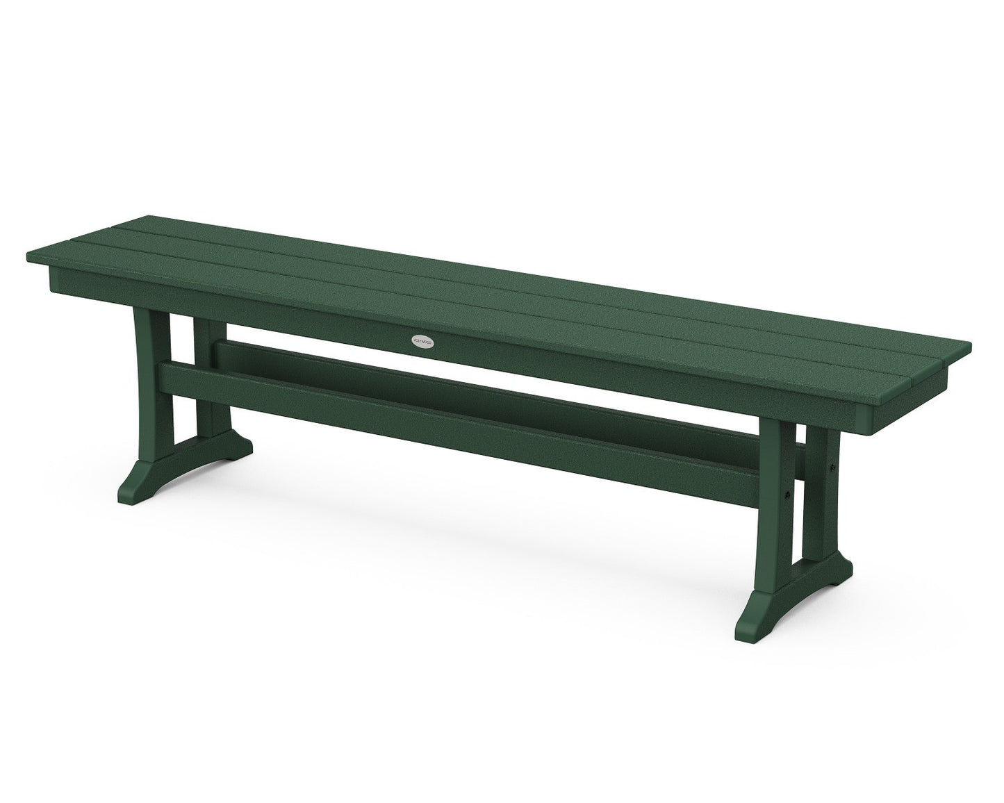 POLYWOOD Farmhouse Trestle 65" Bench