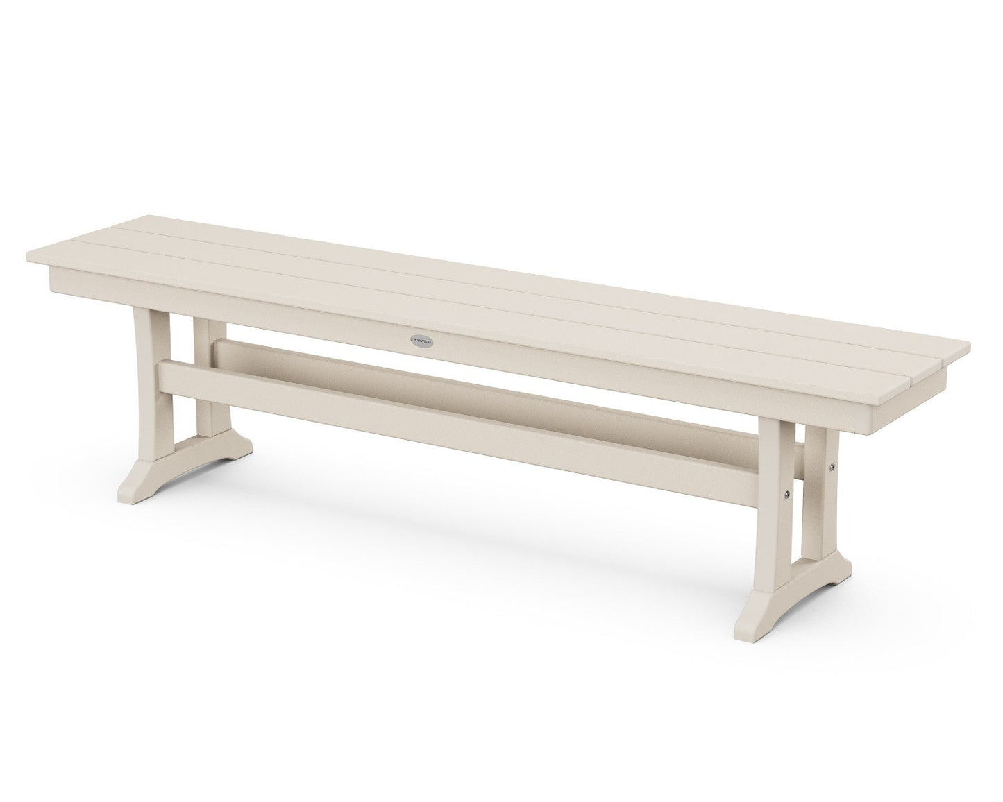 POLYWOOD Farmhouse Trestle 65" Bench