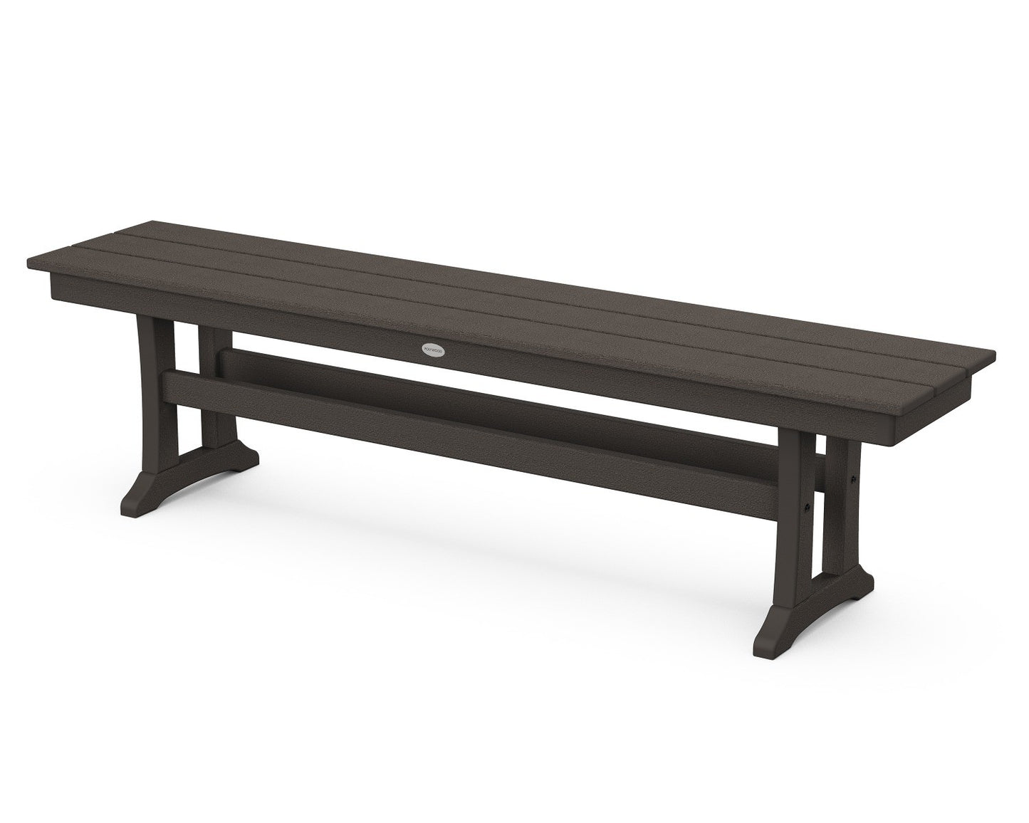 POLYWOOD Farmhouse Trestle 65" Bench