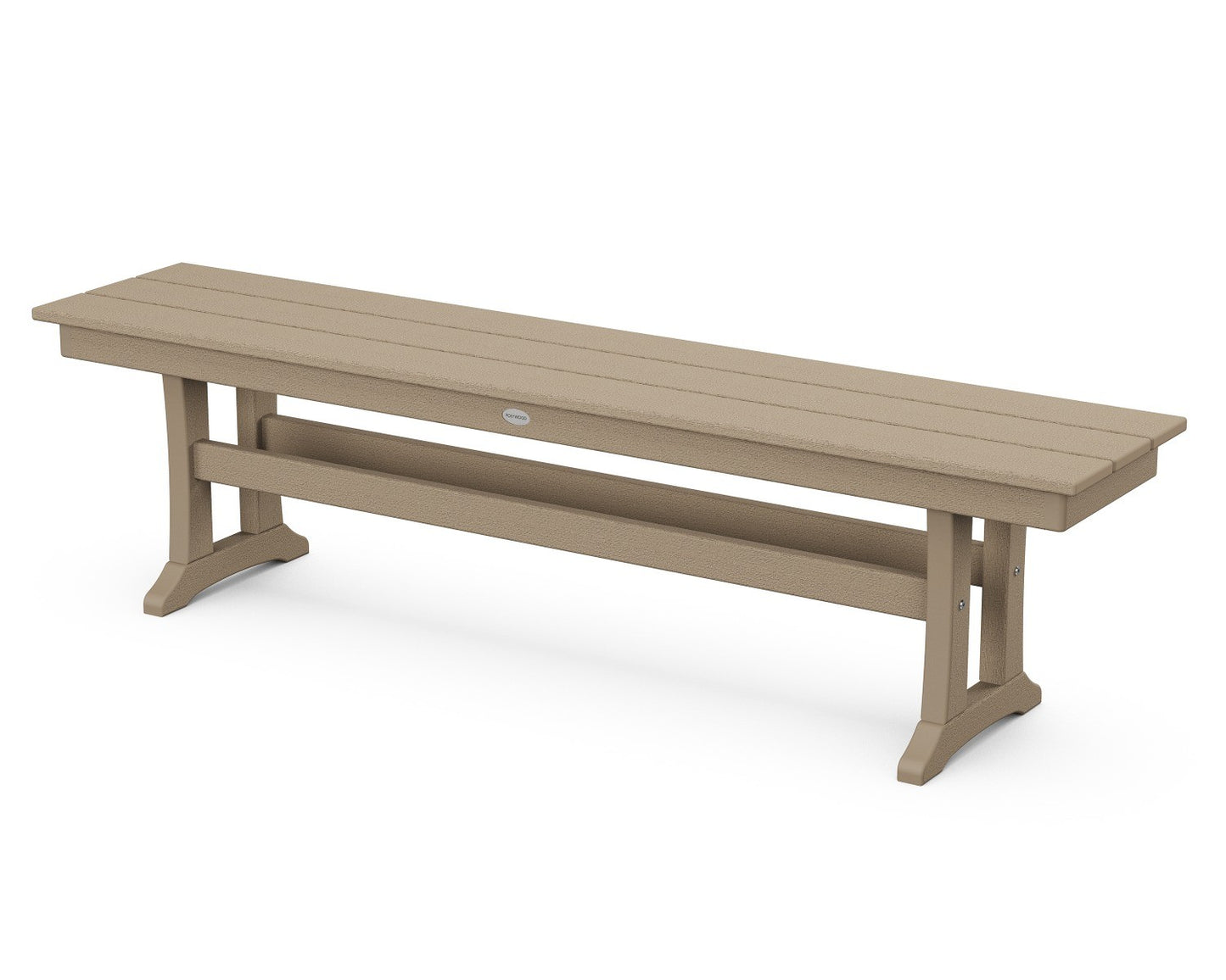 POLYWOOD Farmhouse Trestle 65" Bench