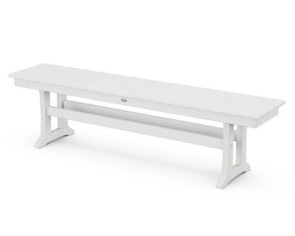 POLYWOOD Farmhouse Trestle 65" Bench