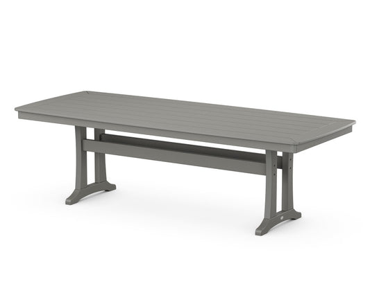 POLYWOOD Nautical Trestle Dining Table - 39"x97"