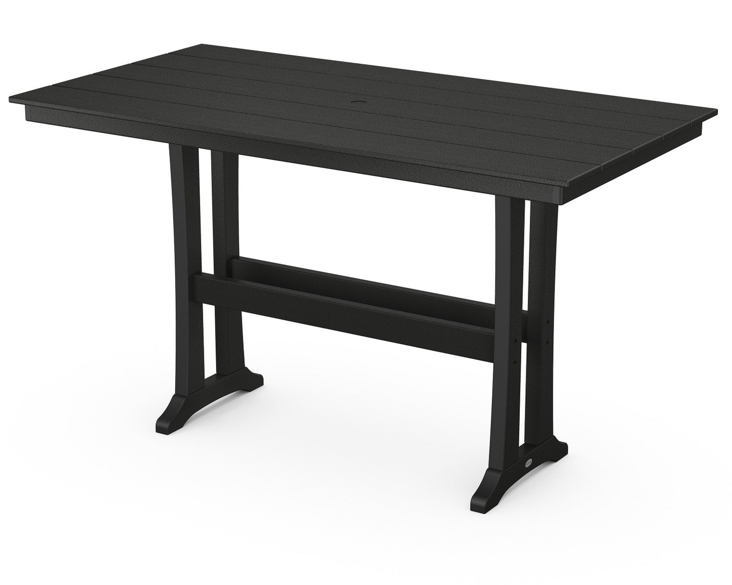 POLYWOOD Farmhouse Trestle 37" x 72" Bar Table