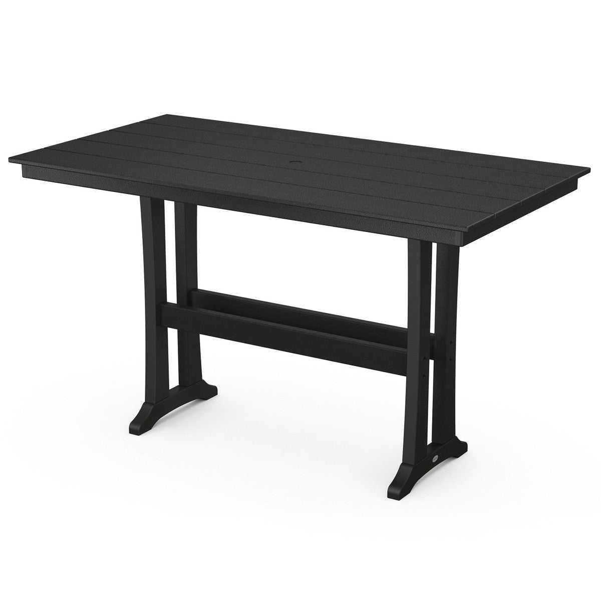POLYWOOD Farmhouse Trestle 37" x 72" Bar Table