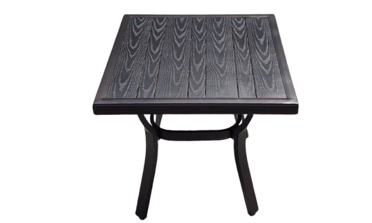 22" square side table