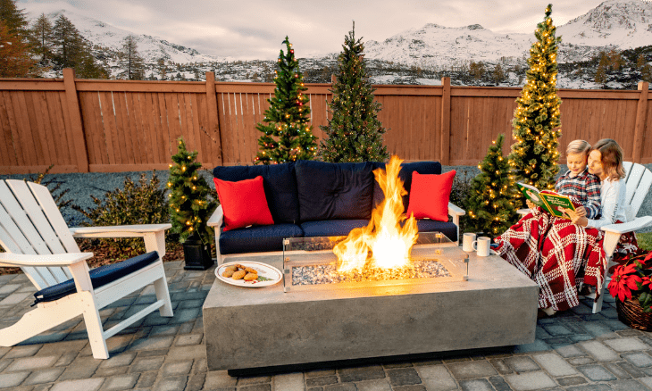 Tavola slim Fire pit 