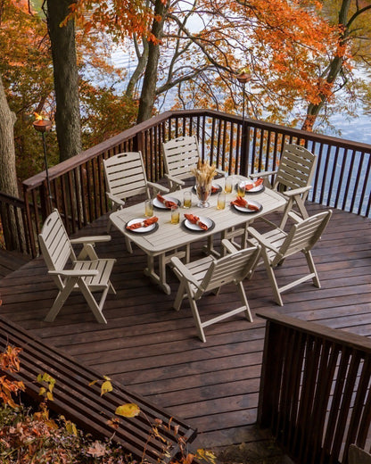 POLYWOOD Nautical 7-Piece Dining Set Set