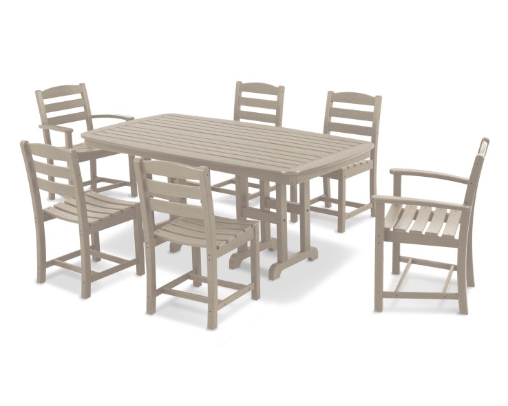 POLYWOOD La Casa Cafe 7-Piece Dining Set
