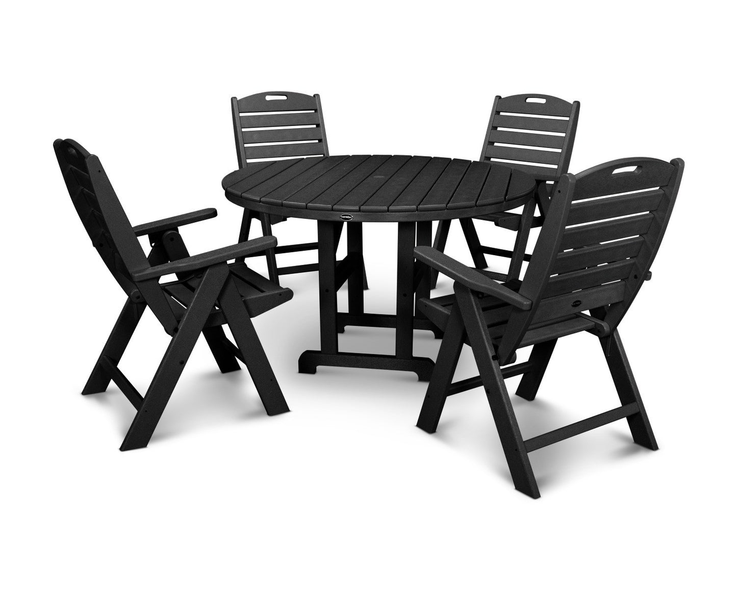 POLYWOOD Nautical 3-Piece Adirondack Set
