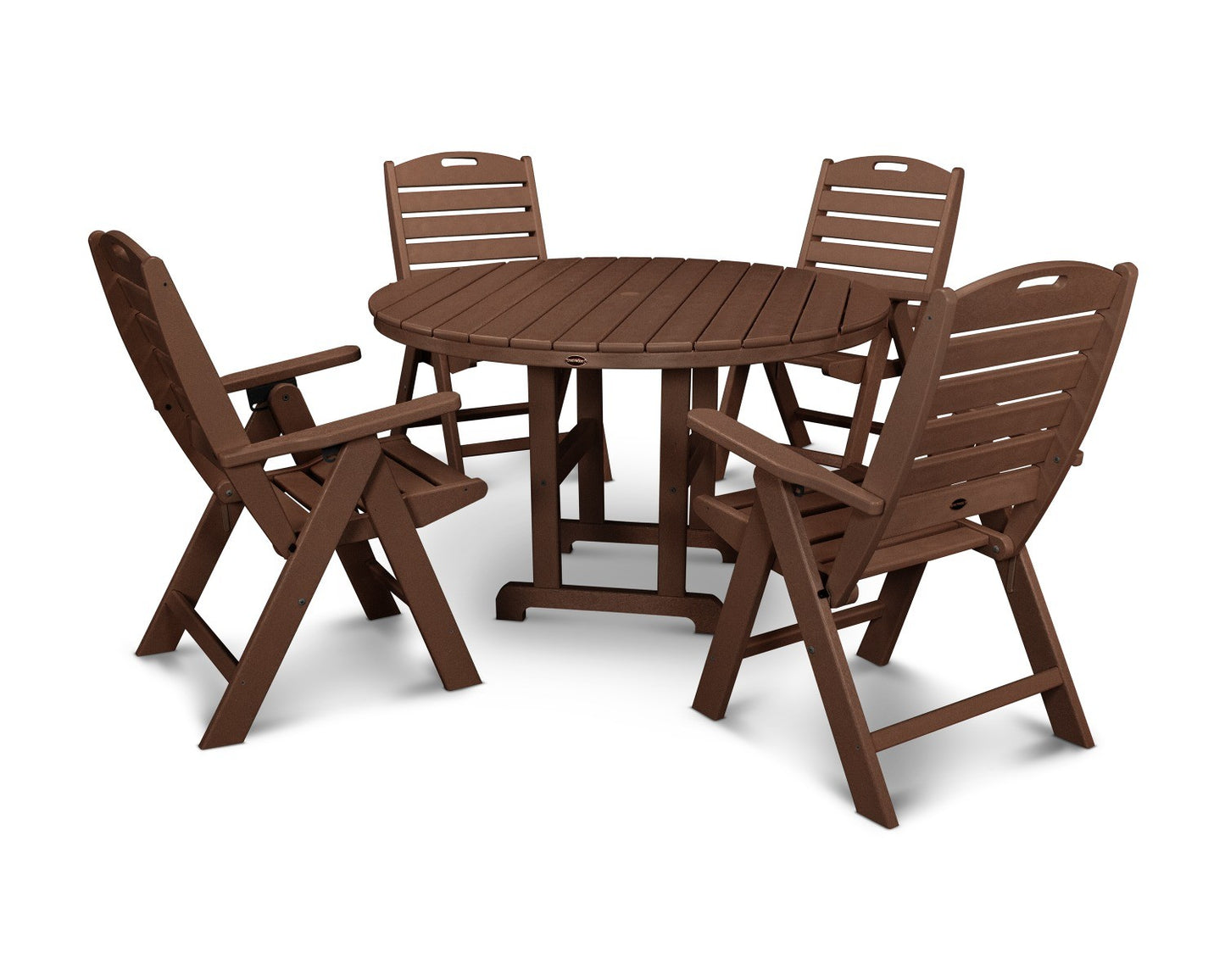 POLYWOOD Nautical 3-Piece Adirondack Set