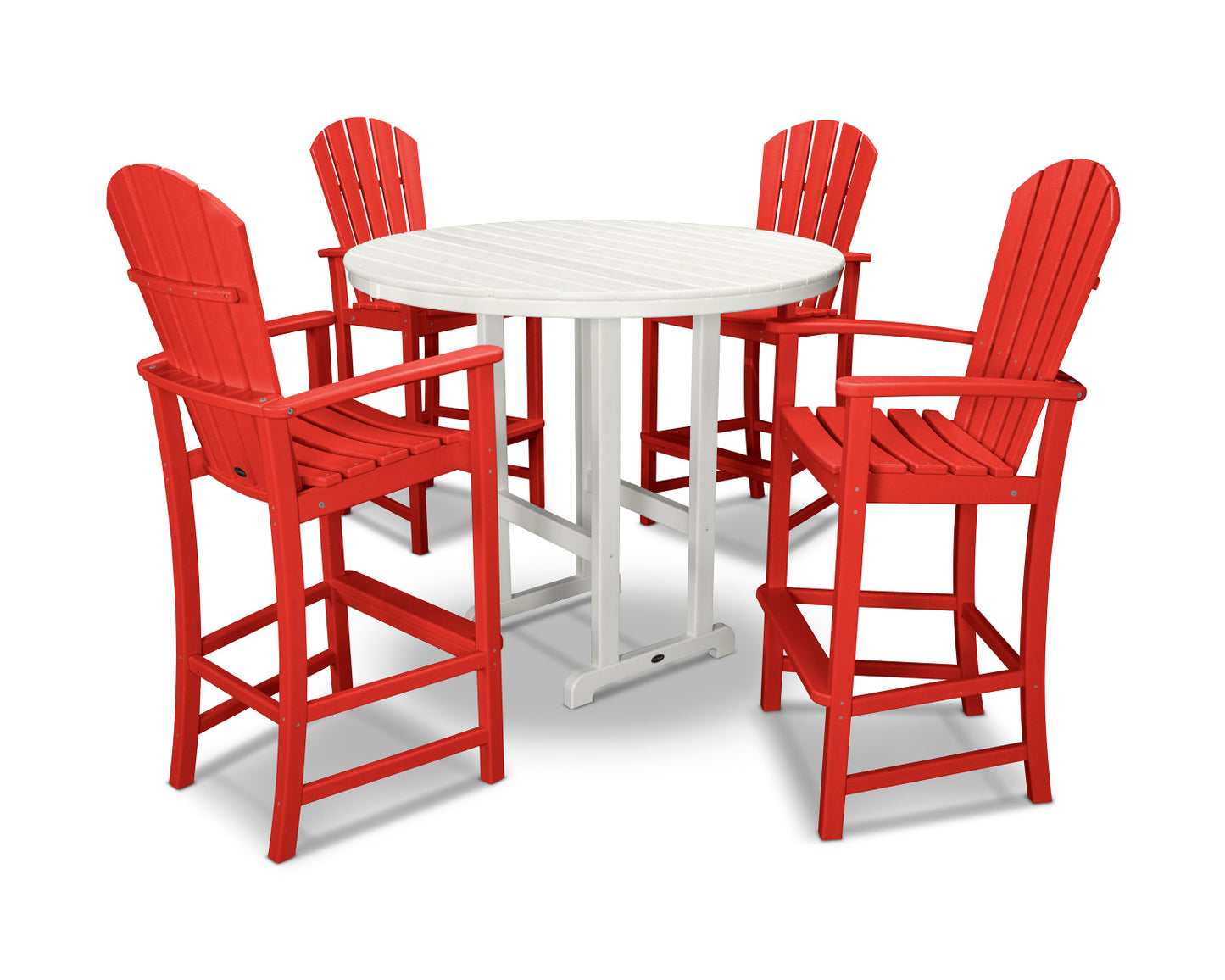 POLYWOOD Palm Coast 5-Piece Bar Set