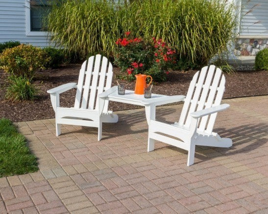 POLYWOOD Classic Adirondack Tete-a-Tete Set
