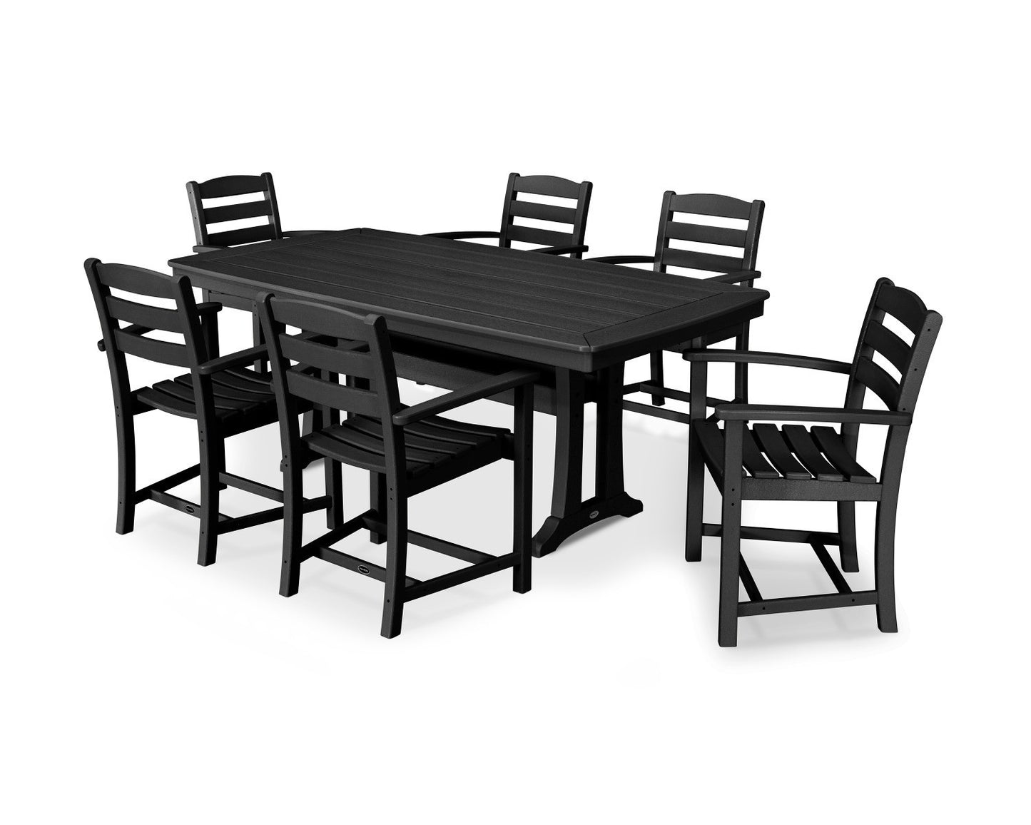 POLYWOOD 7 Piece La Casa Arm Chair Dining Set