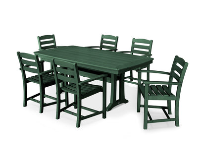 POLYWOOD 7 Piece La Casa Arm Chair Dining Set
