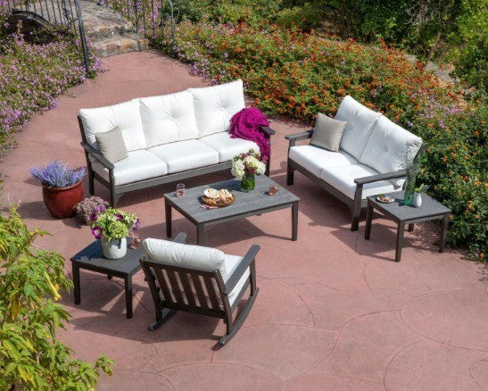 POLYWOOD Vineyard Deep Seating Rocking Chair