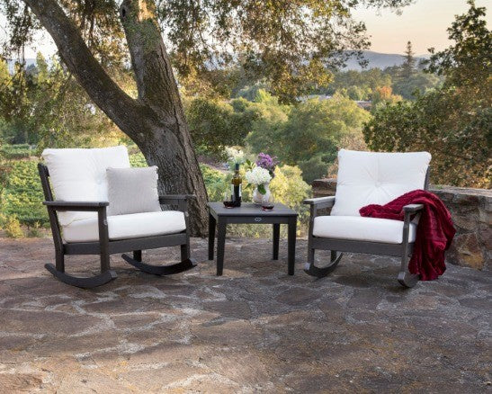 POLYWOOD Vineyard Deep Seating Rocking Chair