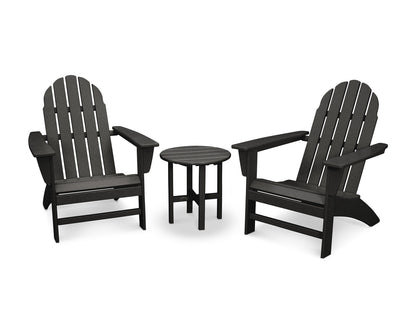 POLYWOOD Vineyard 3-Piece Adirondack Set