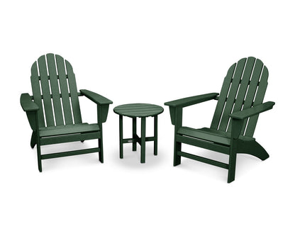 POLYWOOD Vineyard 3-Piece Adirondack Set
