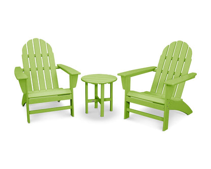 POLYWOOD Vineyard 3-Piece Adirondack Set