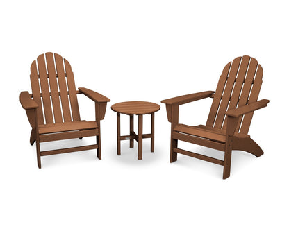 POLYWOOD Vineyard 3-Piece Adirondack Set