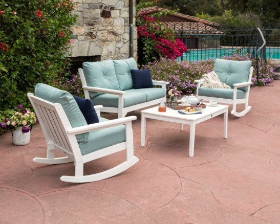 POLYWOOD Vineyard Deep Seating Rocking Chair