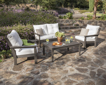 POLYWOOD Vineyard 4-Piece Deep Seating Set
