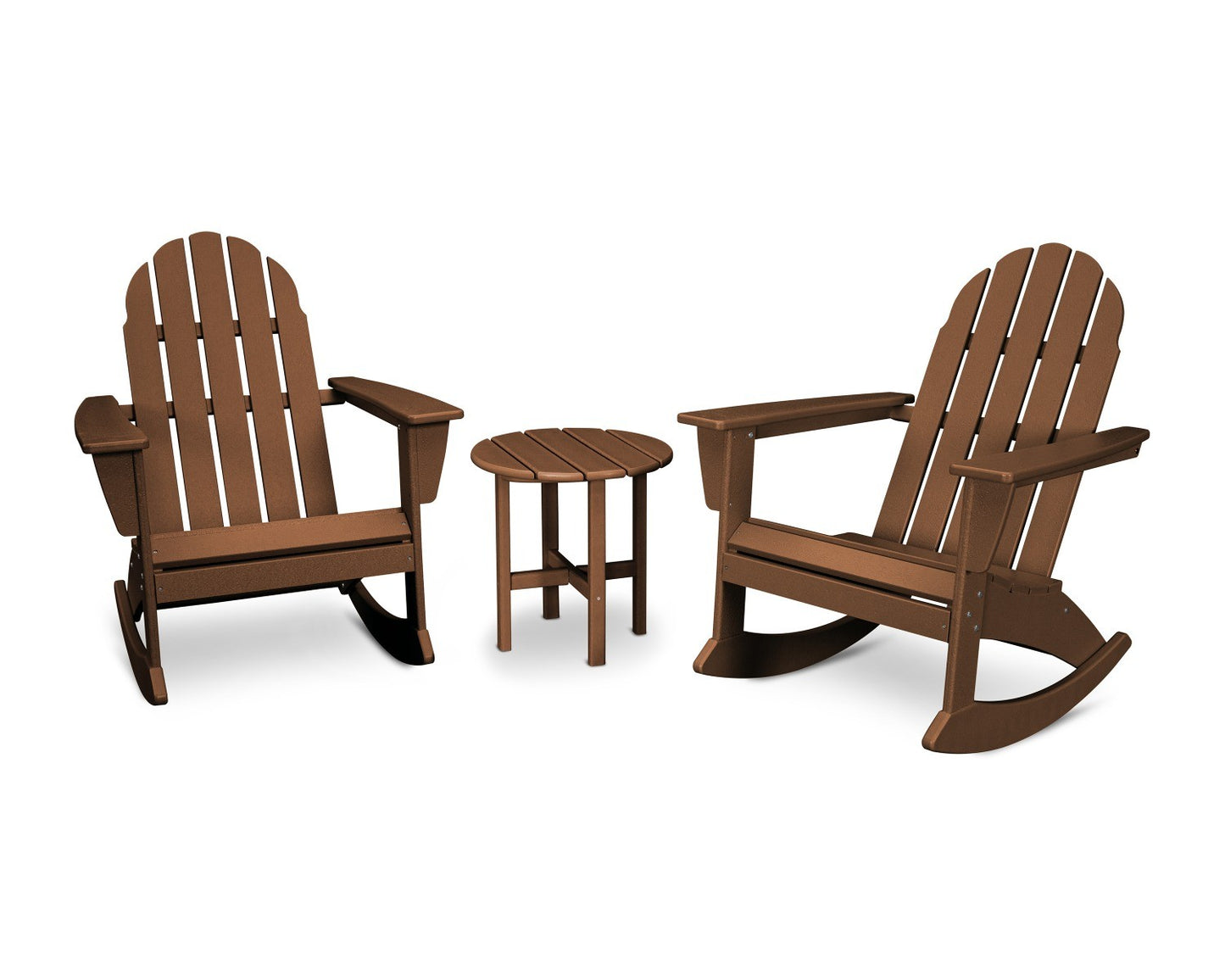 POLYWOOD Vineyard 3-Piece Adirondack Rocking Chair Set