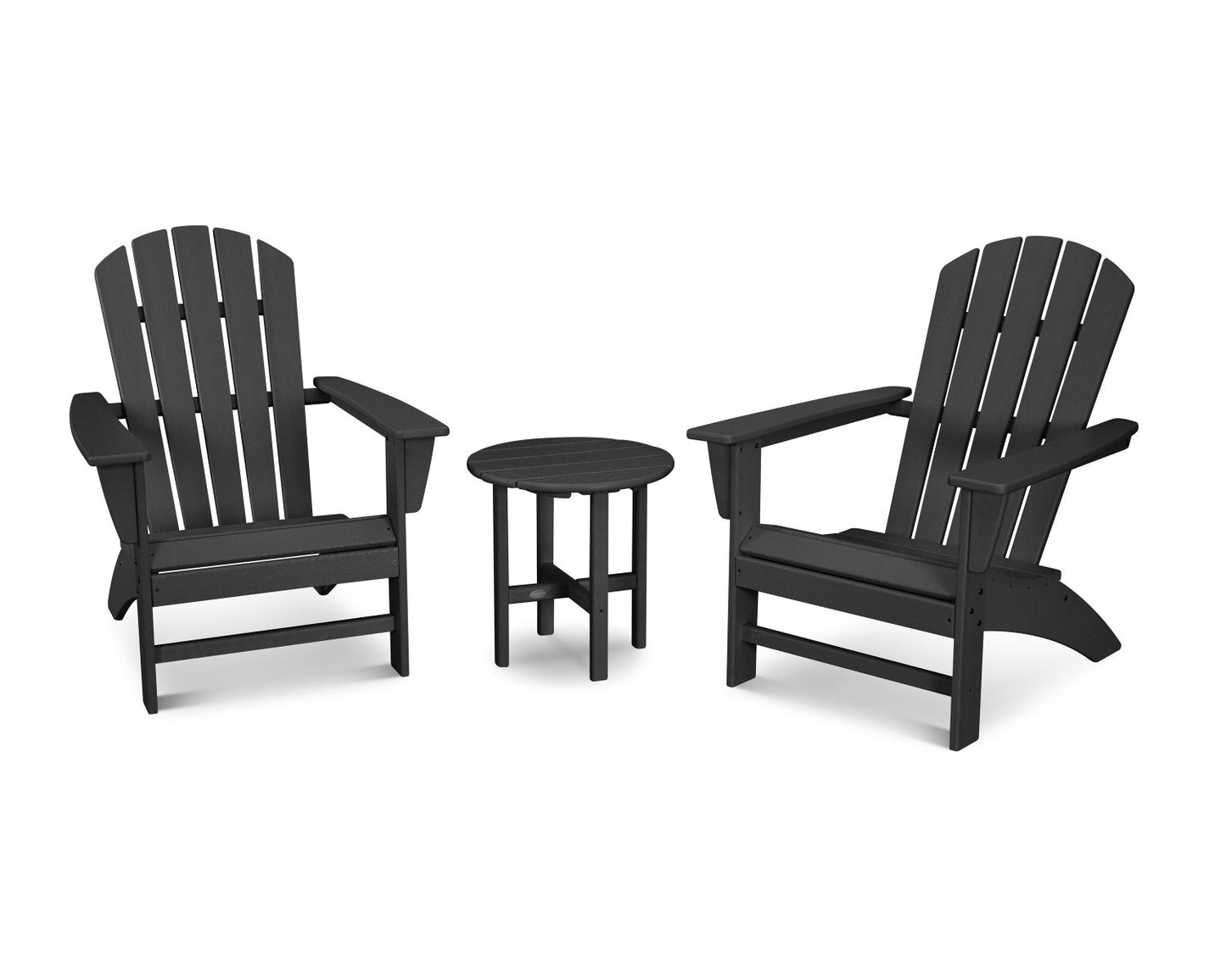 POLYWOOD Nautical 3-Piece Adirondack Set